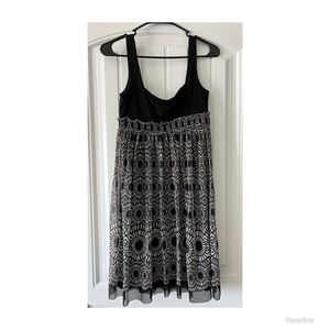 London Times black print dress